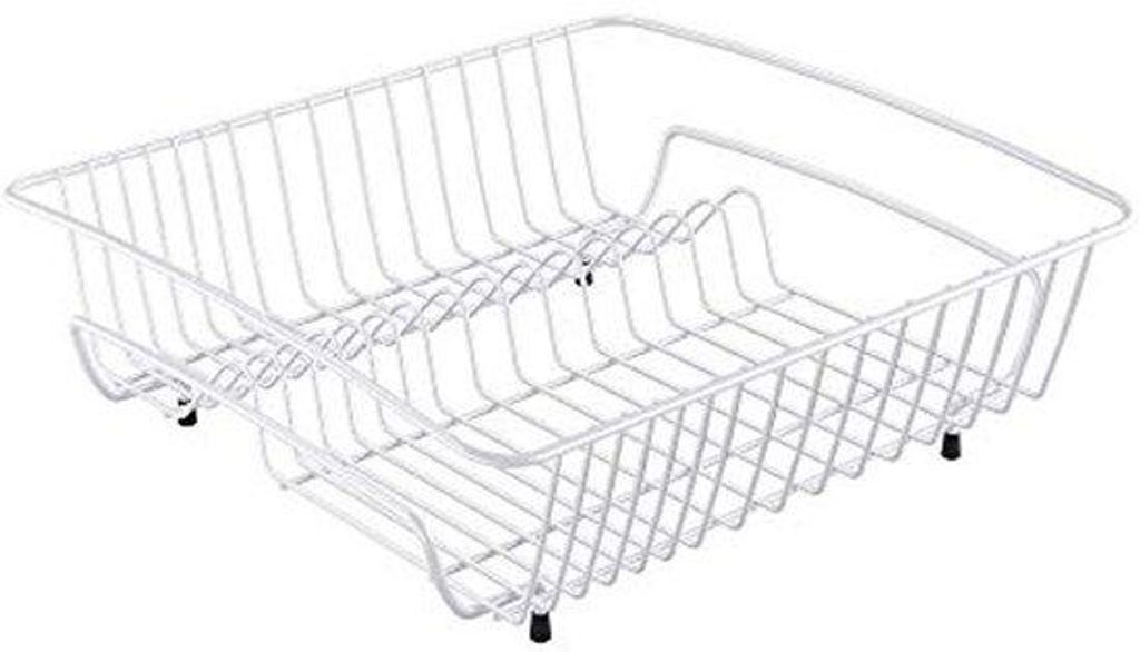 Abtropfgestell quadratisch, weiß, 40 x 37 x 14 cm - Ideal Produktbild 