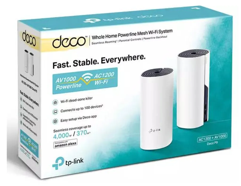 Pack WiFi Mesh Deco P9 TP-Link pour Maison Connectée Multi-Étages