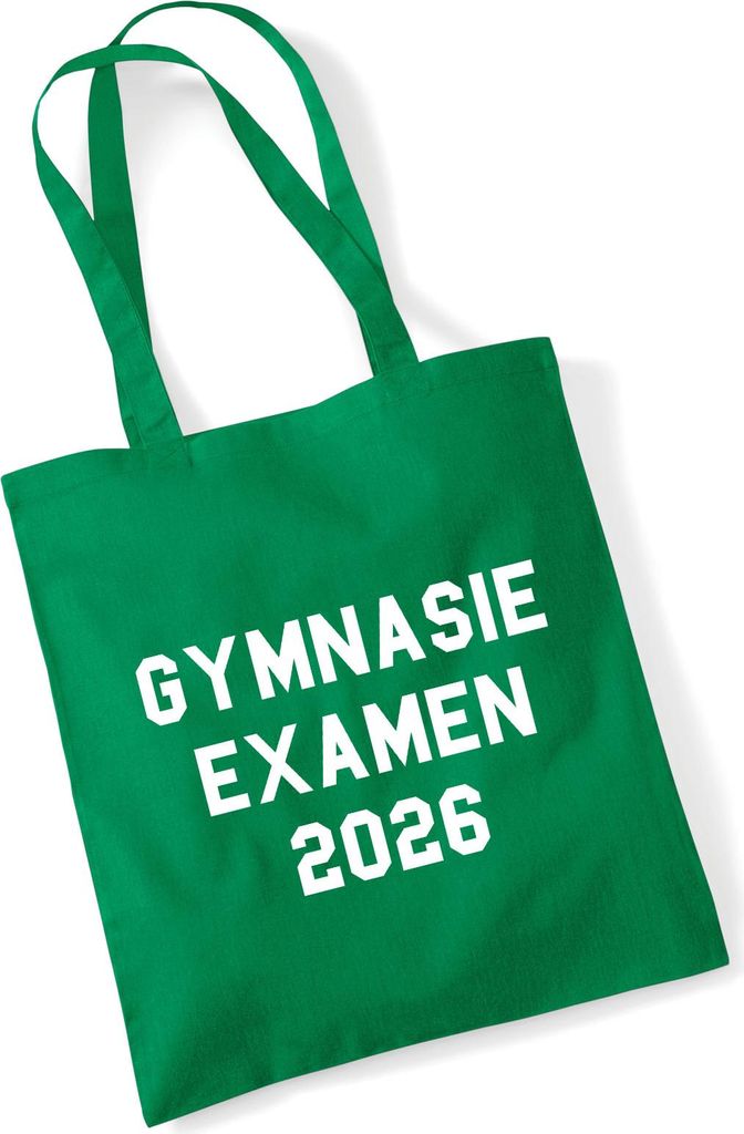 Huuraa Jutebeutel Gymnasieexamen 2026 Abschluss Schweden 10 Liter Kelly Green Baumwolle Tasche Geschenkidee
