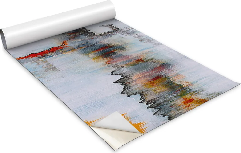 Pellicola Adesiva Mobili 100x50 cm Effetto Muro Vecchio Dipinto - Vintage