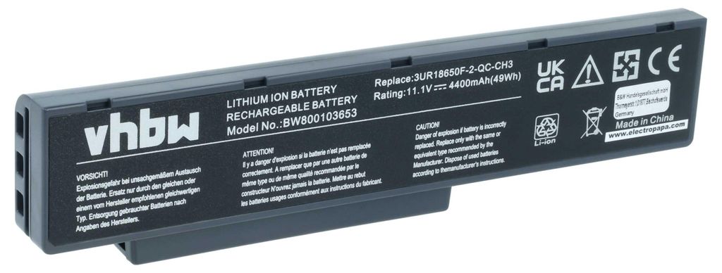 vhbw Akku Ersatz für 916C5840F, 916C7170F, 7813540000, Produktbild 