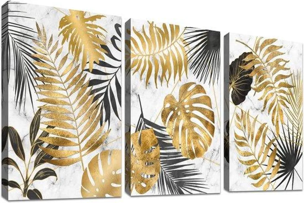 Habillez vos murs vides avec ce tableau 3 panneaux abstrait 120 x 60 cm