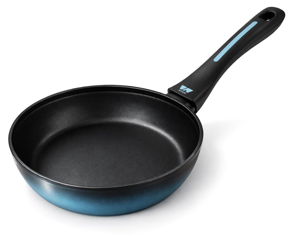 Briebe Mare MARE Induktion Pfanne Geschmiedetem Stahl 20cm, Antihaftbeschichtet PFOA-frei Blau