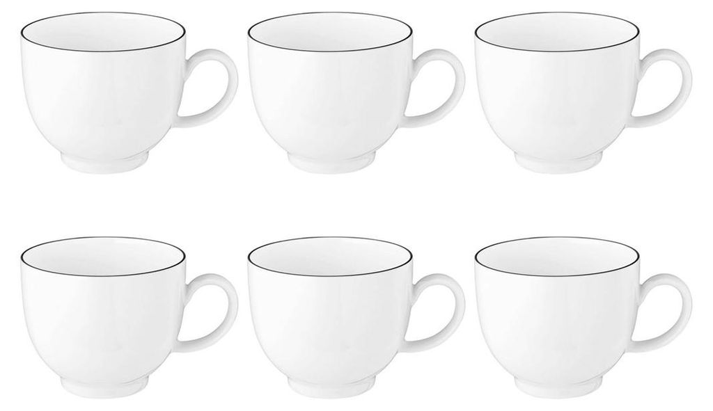Seltmann Weiden Lido, Pojedyńczy, 0,21 l, Biały, Porcelana, Zdjęcie produktu 