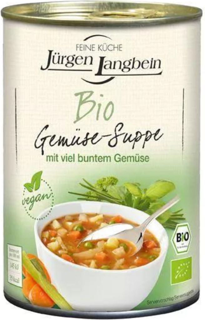 Jürgen Langbein  Gemüse-Suppe, 400ml Produktbild 