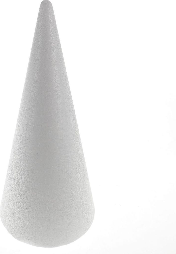 Cono in polistirolo 400 mm Titanio Immagine del prodotto 