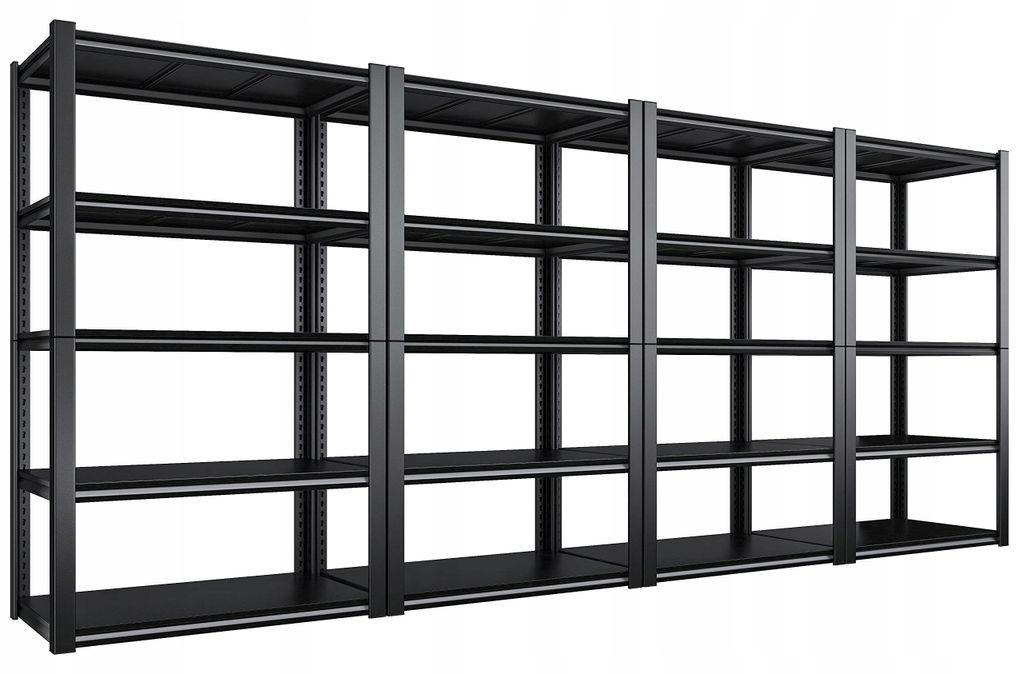 Schwerlastregal 4er Set 200x100x50 cm - Metallregal - Produktbild 