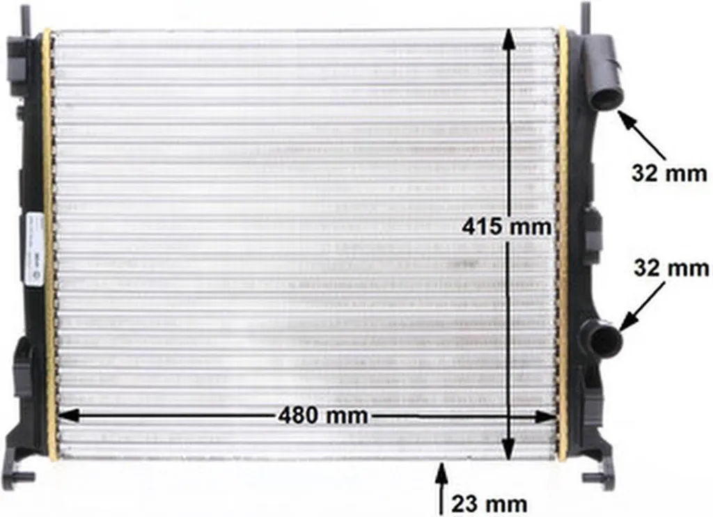 Radiateur moteur Renault Clio : Solution refroidissement MAHLE 480 mm - 9