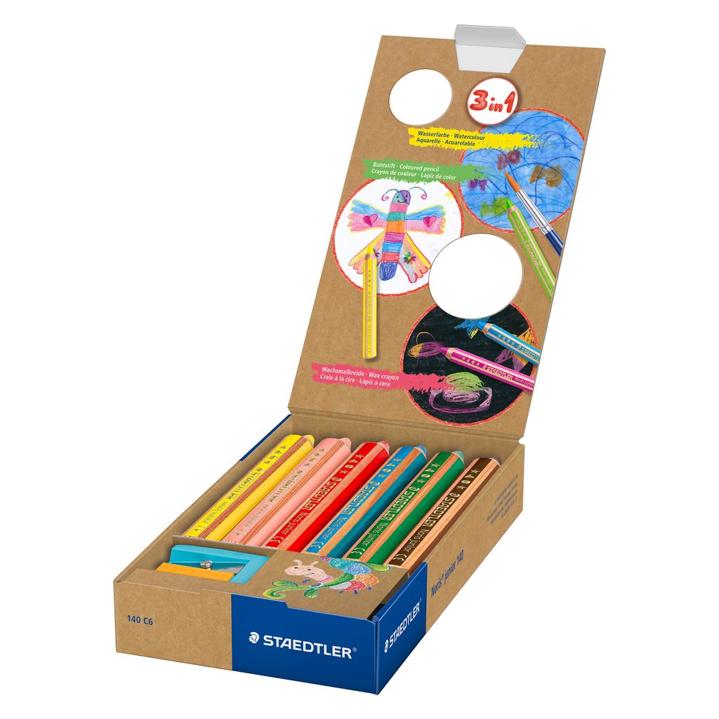 STAEDTLER Buntstift Noris junio 6ST Produktbild 2