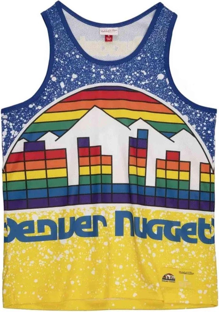 Trikot Mitchell & Ness MSTKAJ19070-DNUYELL für Herren