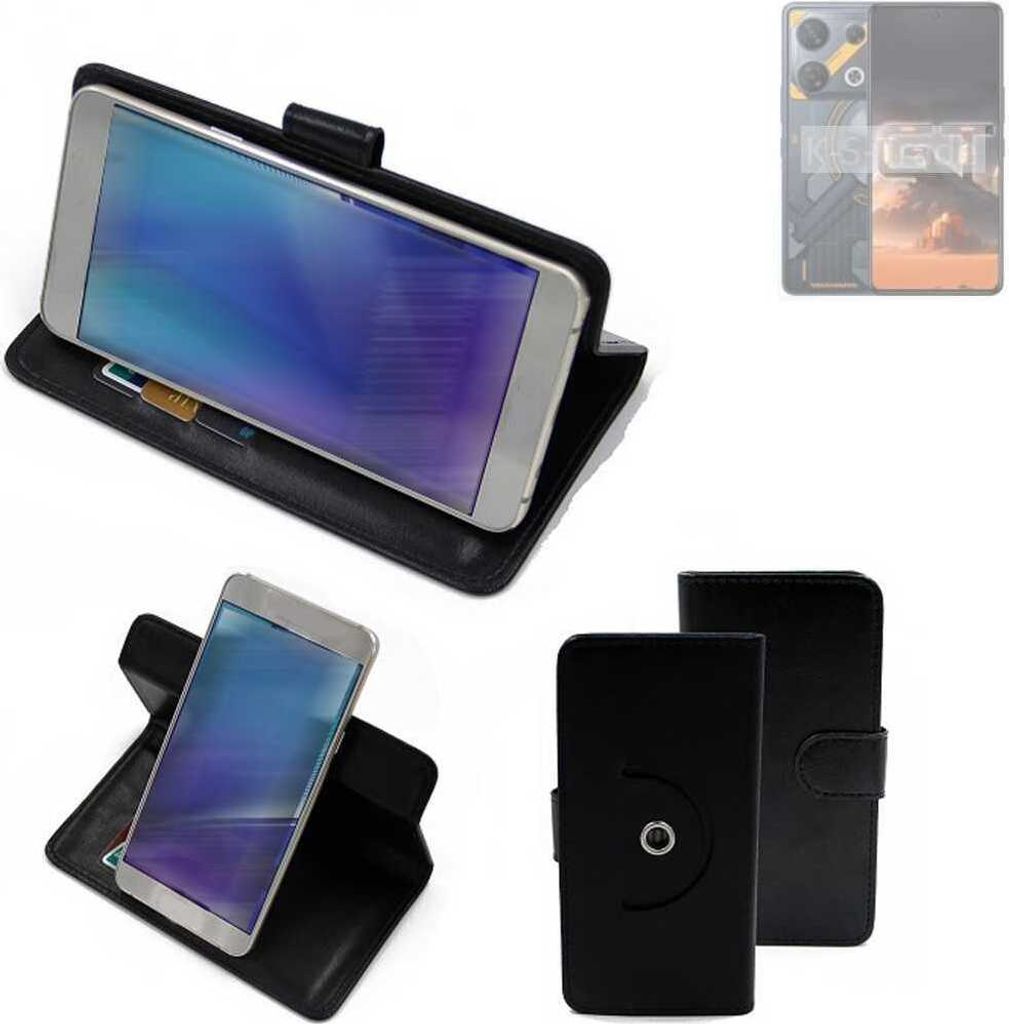 K-S-Trade Case Schutzhülle Handyhülle kompatibel mit Infinix GT 10 Pro Flipcase Smartphone Cover Handy Schutz Tasche Klapphülle Walletcase