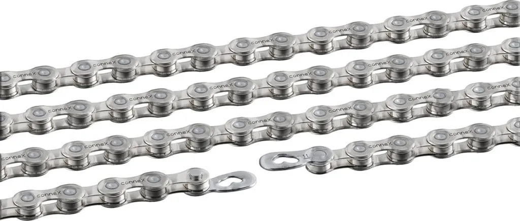 Chaîne Connex 11sW 11v version cirée 118 maillons argentée durable - 2