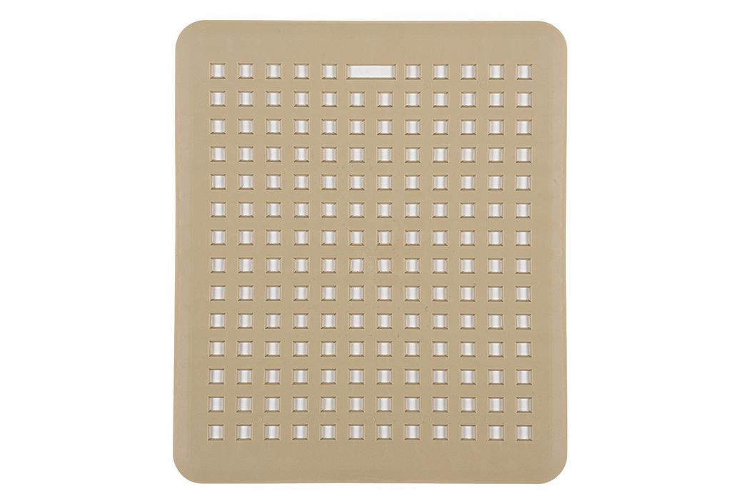 my basics Spülbeckenmatte eckig 31,5x27cm beige Produktbild 