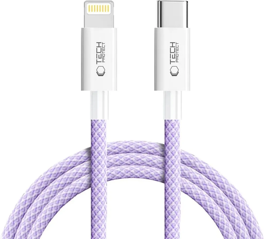 Tech-Protect Ultraboost Lite Cavo Lightning Pd27W/3A 200Cm Mauve