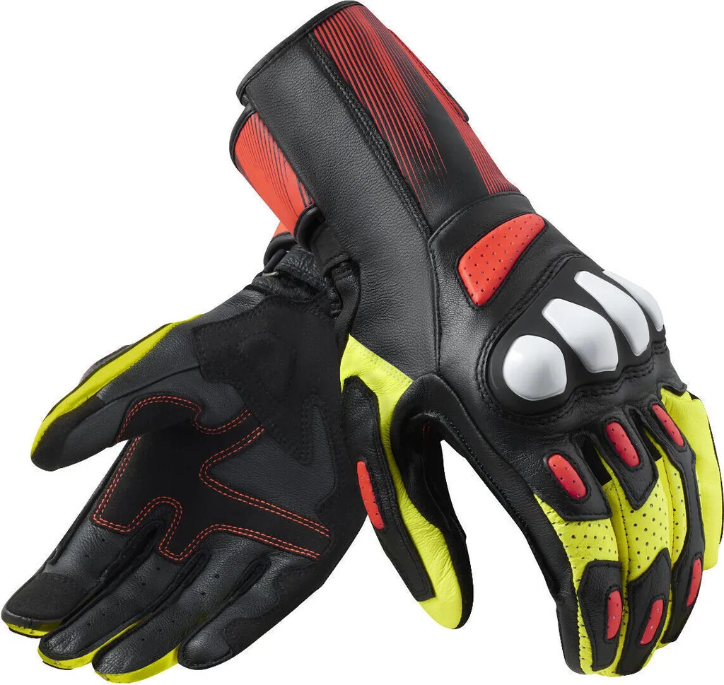 Gants moto sport Revit Metis 2 coloris Racing Noir et Rouge 3XL
