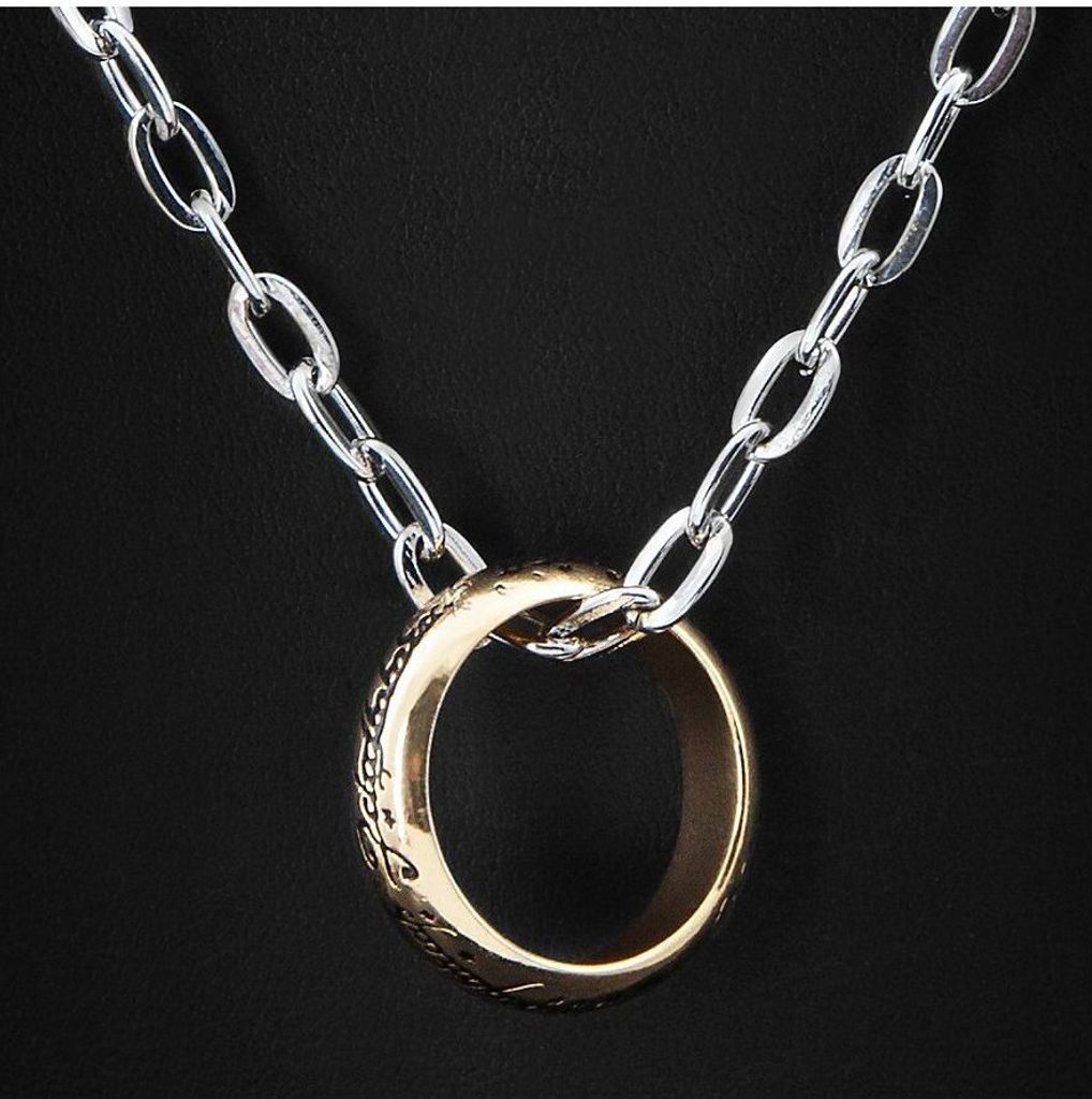 Herr der Ringe Ring Der Eine Ring (vergoldet) Produktbild 