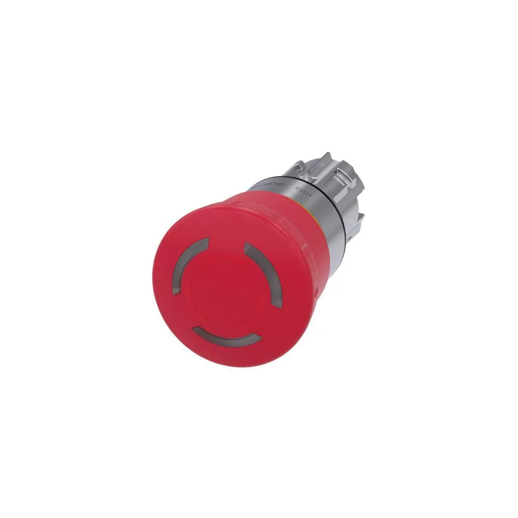 Pulsante di emergenza a fungo illuminato rosso rotondo da 22 mm (3SU10511HB200AA0)