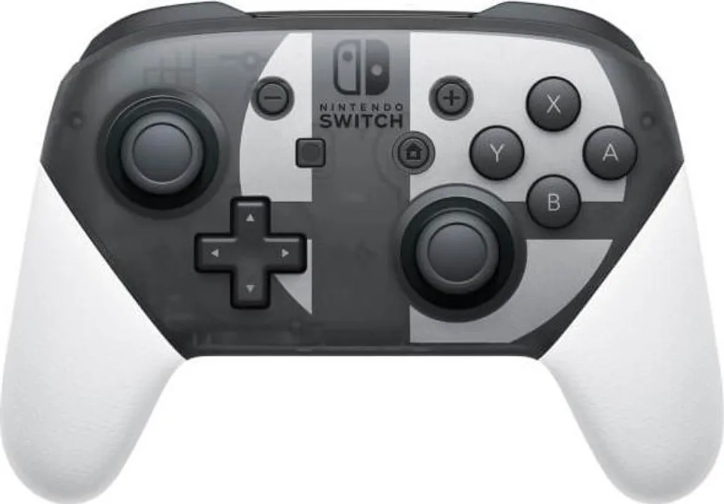 Nintendo Switch Pro Controller Smash Bros avec Vibration HD et NFC Gris