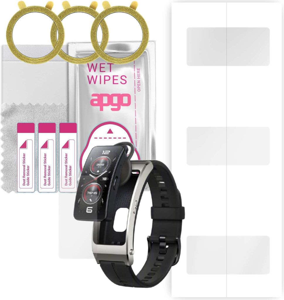 apgo 3 Stück Schutzfolie, klar, kompatibel mit Huawei Produktbild 