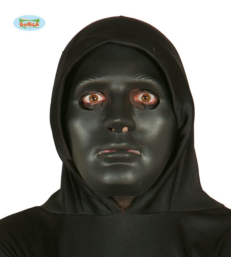 Čierna DNB maska - HOROR - HALLOWEEN Obrázok produktu 