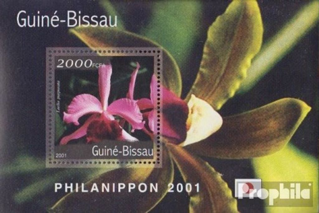 Briefmarken Guinea-Bissau 2001 Mi Block329 postfrisch Orchideen