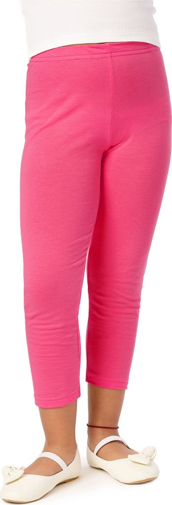 Merry Style Mädchen 3/4 Leggings aus Viskose MS10-131 (Rosa, 146)