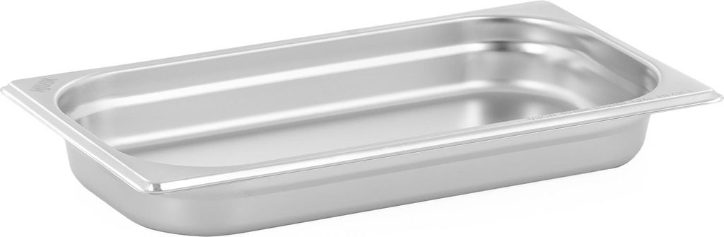 TECHNICA Behälter GN 1/3 40 mm aus Edelstahl | Gastro Container stapelbar | Edelstahlwanne Küche | Hitzebeständig -40 °C bis 300 °C | Gastronorm