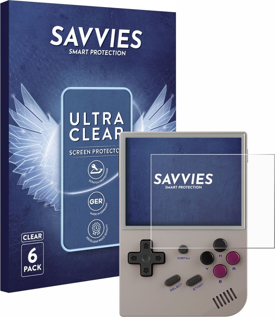 6x Für Anbernic RG35XX Plus Schutzfolie Savvies Produktbild 