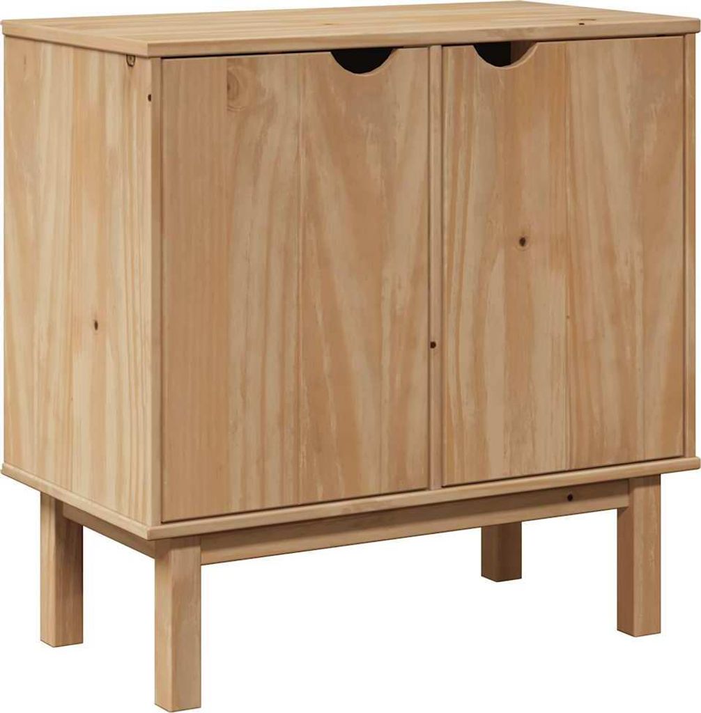 vidaXL Flurkast OTTA, 75x40x75 cm, massief grenenhout Productafbeelding 