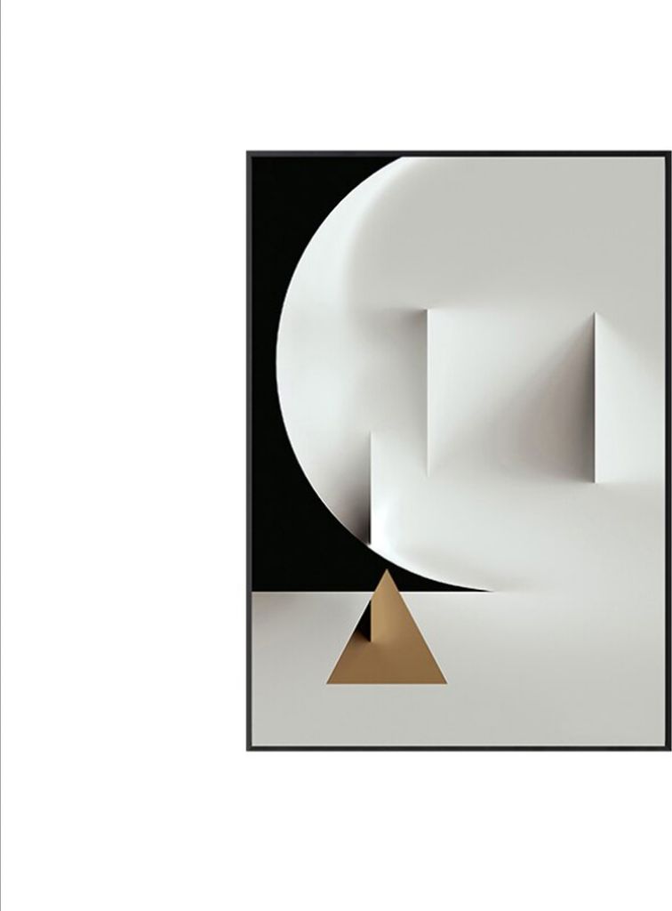 TPFLiving Kunstdruck LW-73 (OHNE RAHMEN) Poster - Leinwand - Wandbild - Hochauflösender Giclée-Druck, langlebig und hochwertig - Nordic Art - Abs...