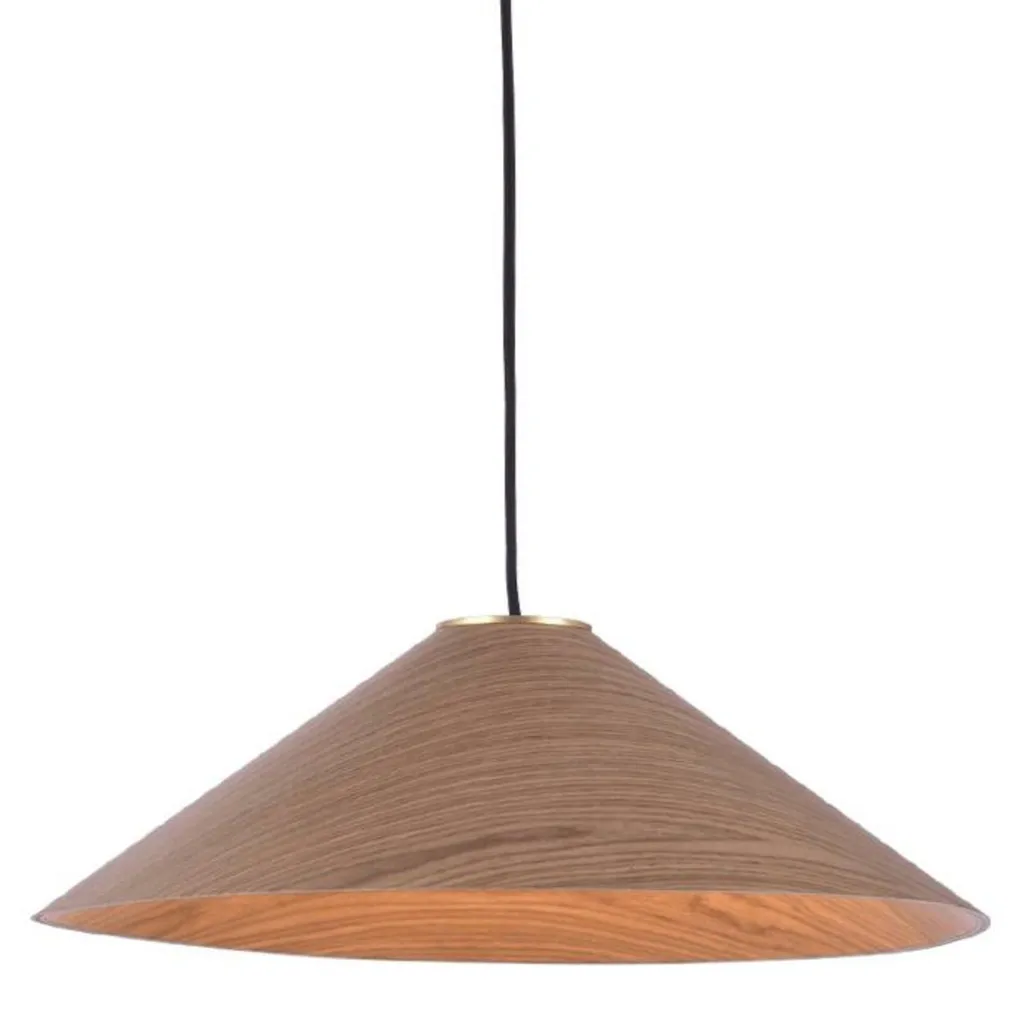 Suspension bois de noyer NAIROBI 160cm de hauteur pour grandes pièces