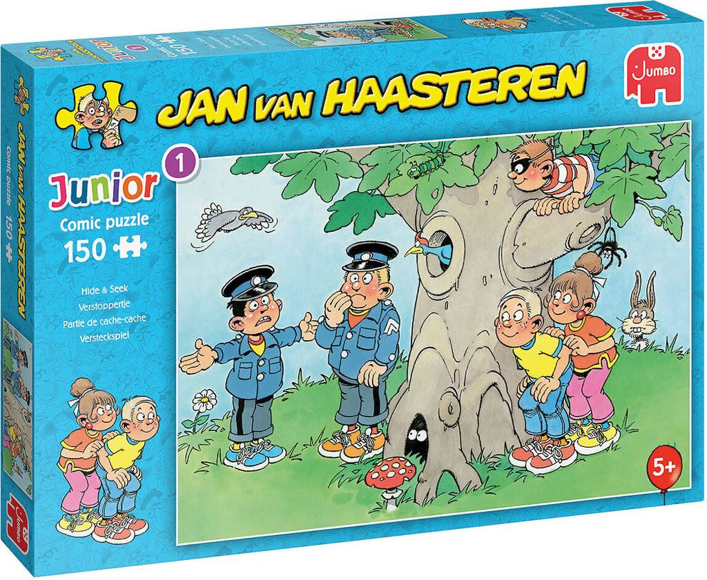 Jan van Haasteren Junior Verstoppertje, 150 Stück. Zdjęcie produktu 