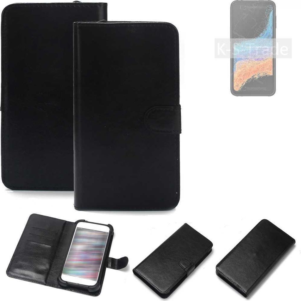 K-S-Trade Handyhülle Schutzhülle kompatibel mit Samsung Galaxy XCover6 Pro Handy Schutz Hülle Handyhülle Bumper schwarz 1x