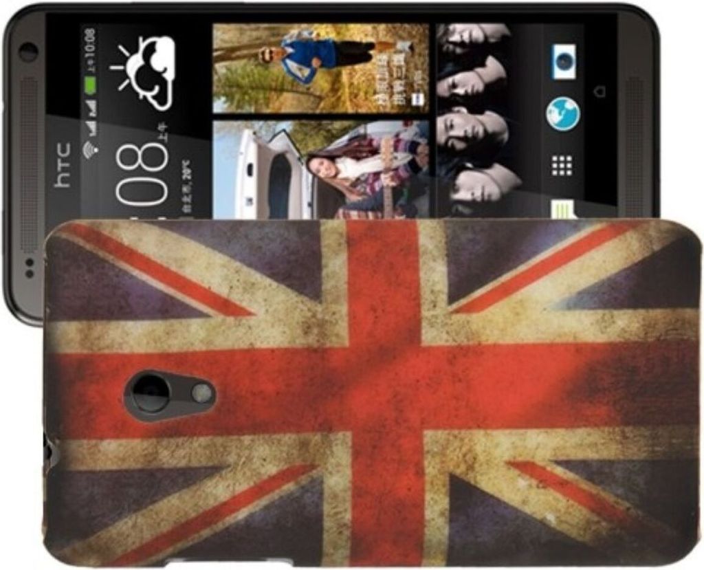 Schutzhülle Hard Case für Handy HTC Desire 700 England