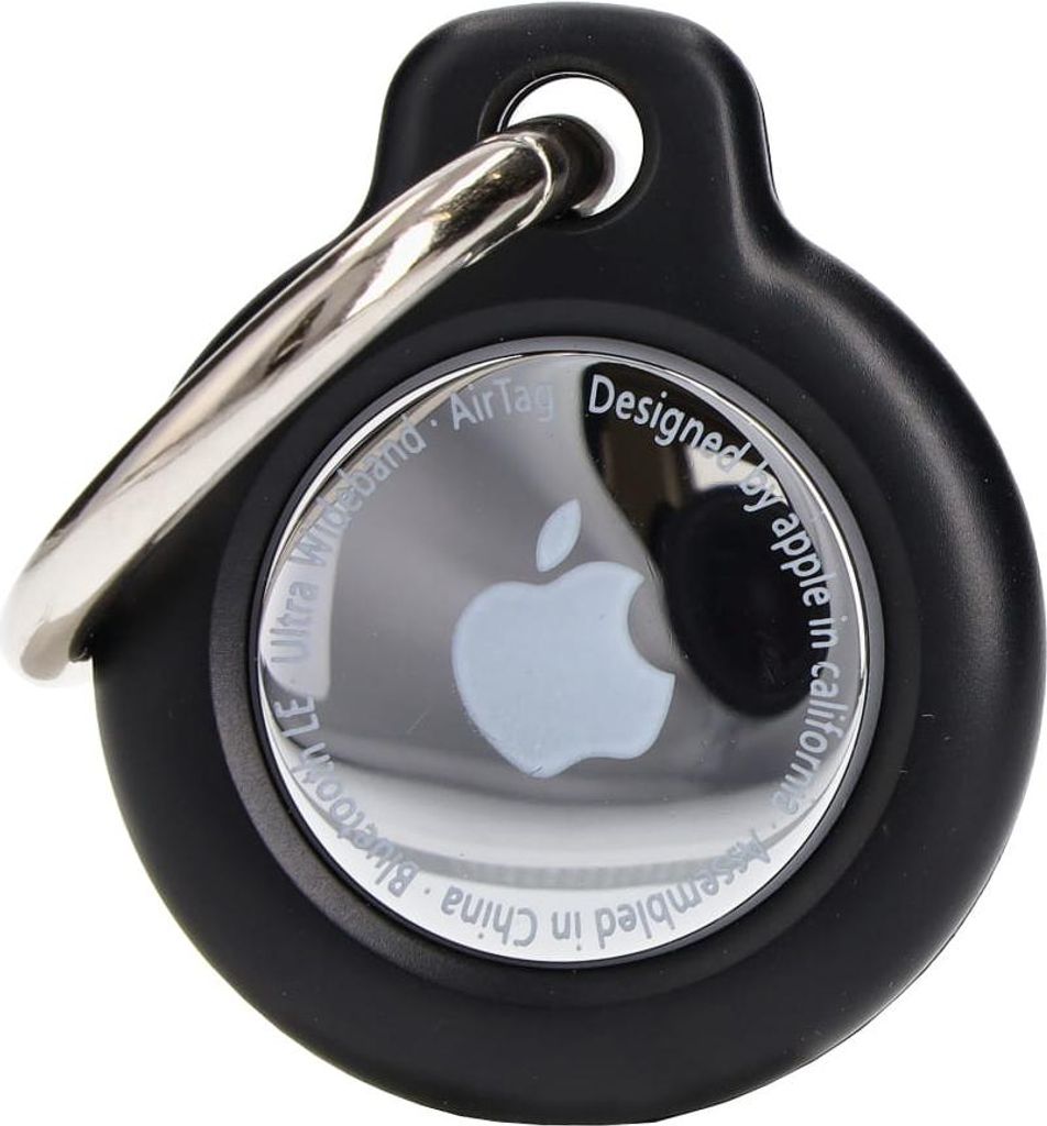 Bizon Case Locator Schlüsselanhänger für Apple AirTag, schwarz