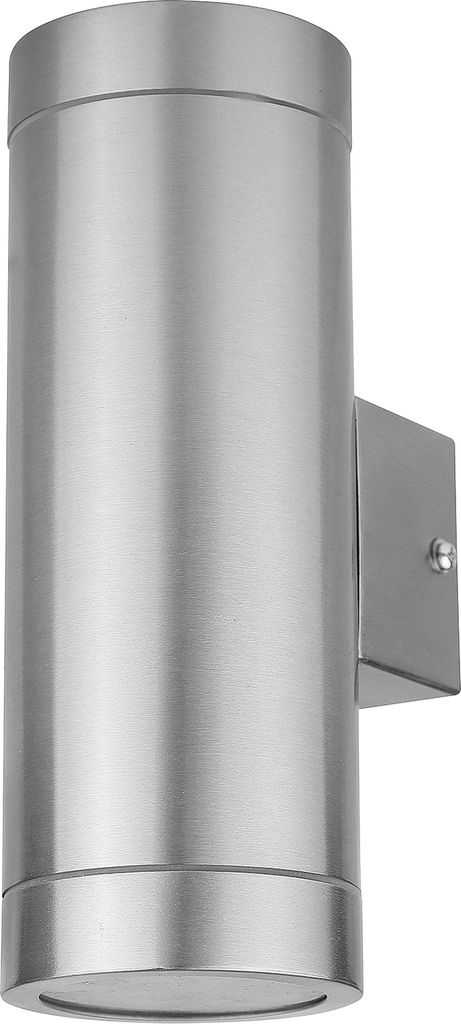 Grafner UP and DOWN Edelstahl Wandlampe 2x GU10 IP44 Wand Produktbild 