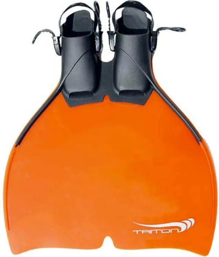 Monopalme So Dive Triton Orange Taille EU 34-38 pour Apnée et Natation