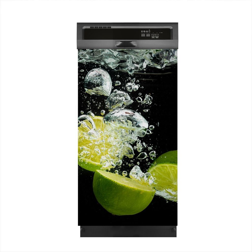 Aufkleber sticker 45x80 cm Dekorative folie Spülmaschine - Früchte Spritzen