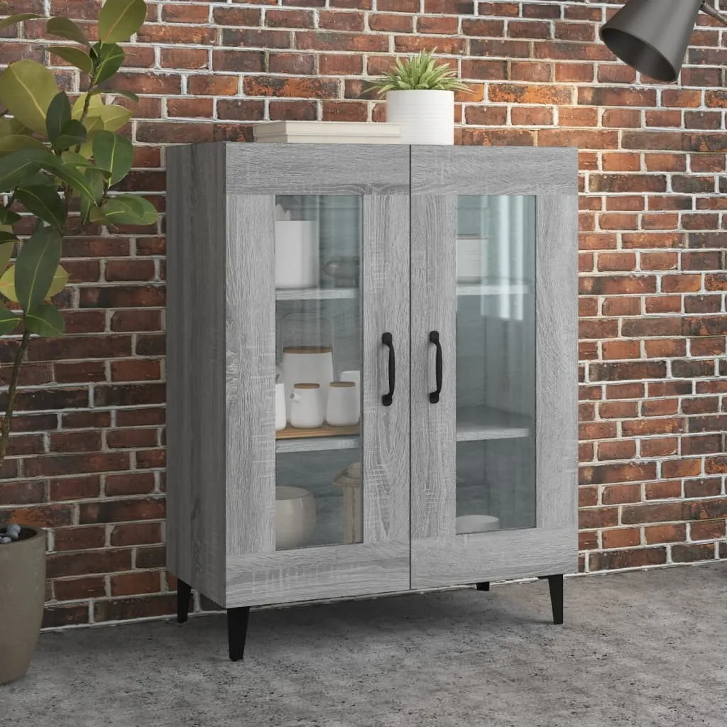 Madia Grigio Sonoma The Living Store 69x34x90 | Arredo Soggiorno