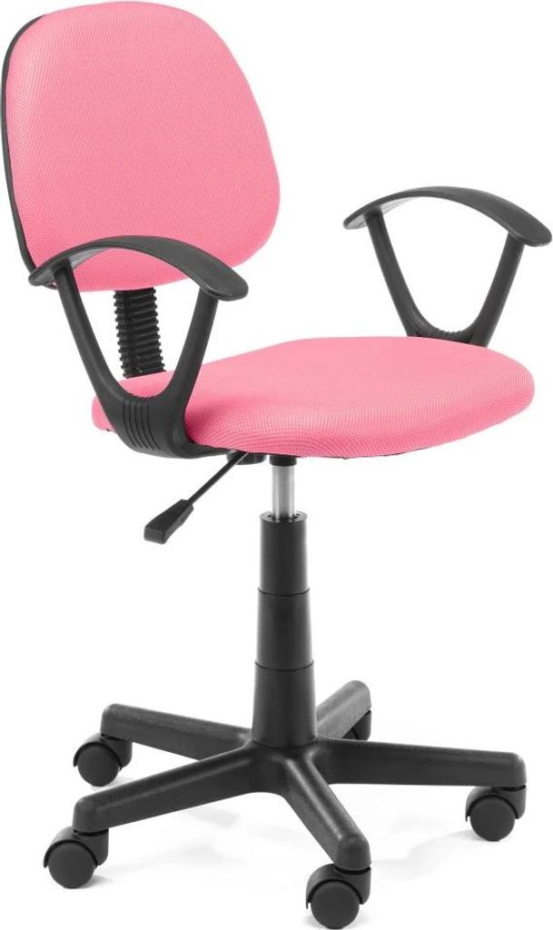 Kinderdrehstuhl BELORA - rosa/schwarz