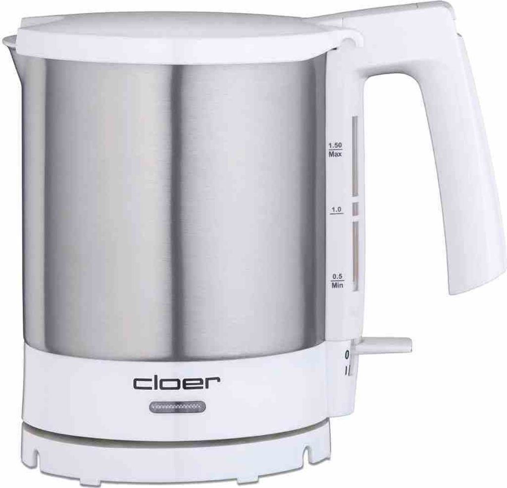Cloer 4711 - Wasserkocher - 1.5 Liter - 1800 W - weiß Immagine del prodotto 