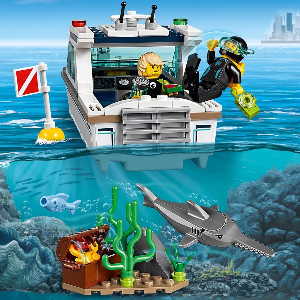 LEGO 60221 City Tauchyacht, Spielzeug mit 2 Produktbild 5