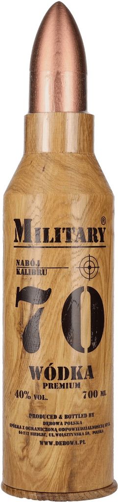 Debowa Vodka Military 70 Premium 40% obj. 0,7l Obrázok produktu 