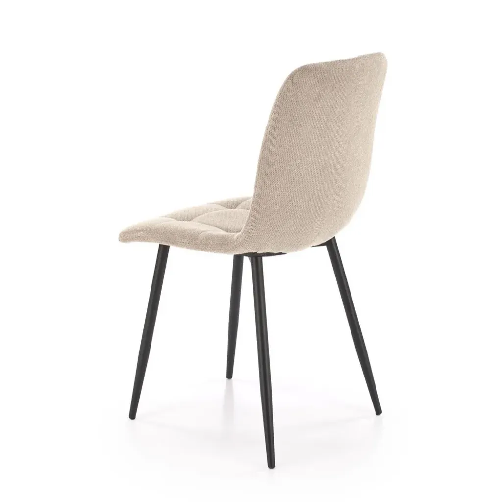 Chaise de salle à manger K560 beige design scandinave et confortable