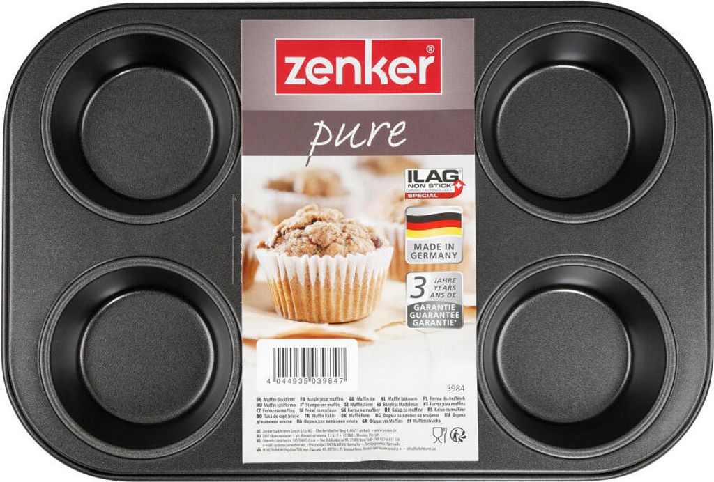 Zenker Pure Moule à muffins, Moule à muffins, Moule à Image du produit 