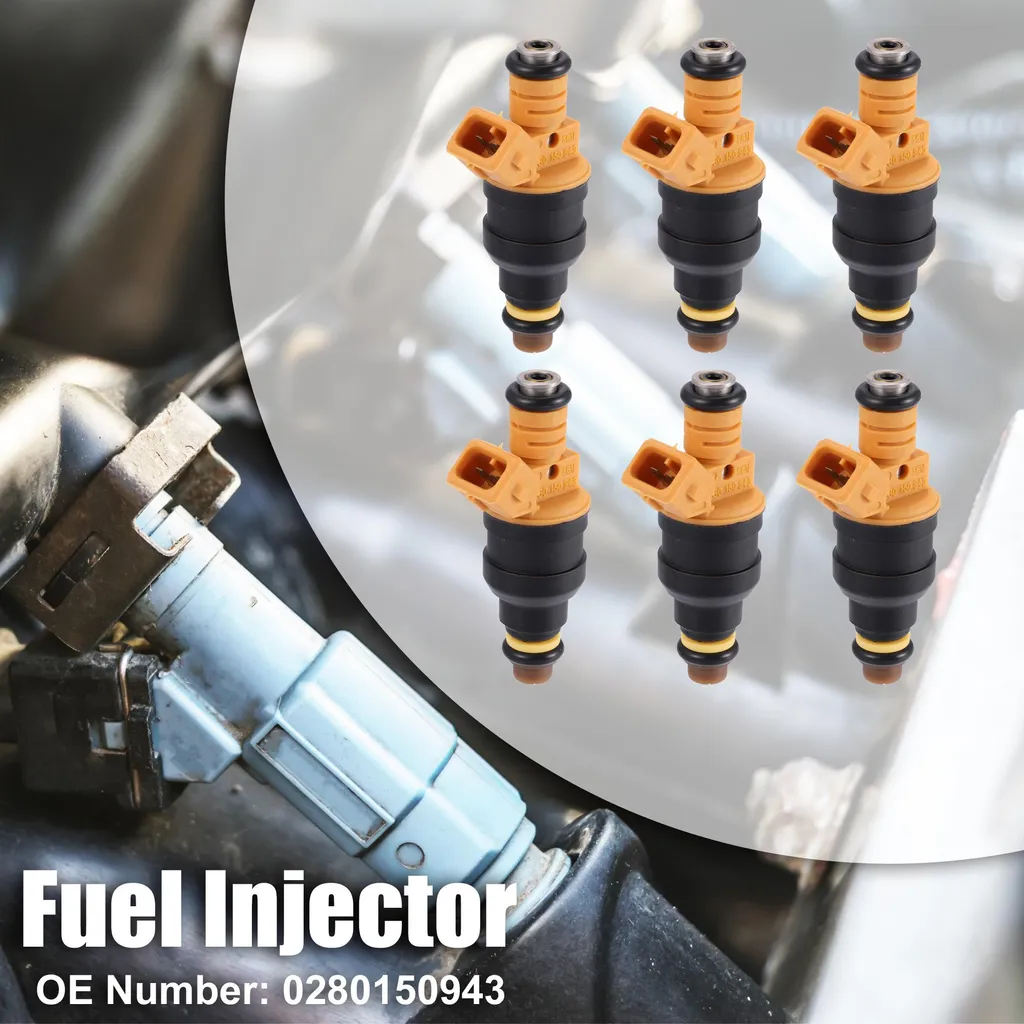 Injecteur essence 2 broches 0280150943 pour utilitaire Ford E-250, 6pcs