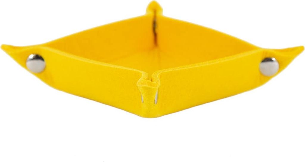 Oblique Unique Filzschale DIY Dekoschale als Schlüsselablage Geld Ablage - gelb