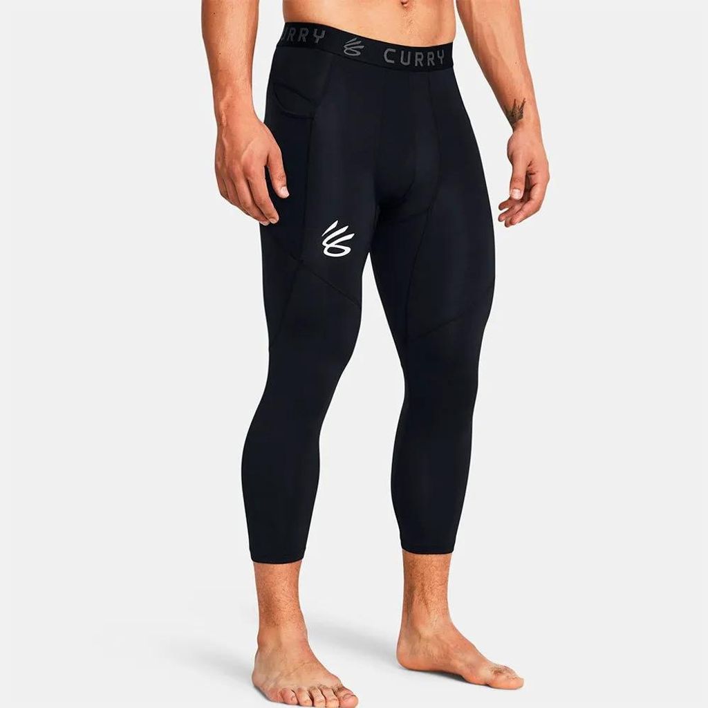 Under Armour Curry Brand Leggings Schwarz L Herren Schwarz L