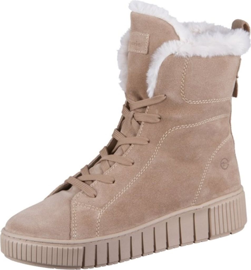 Tamaris Damen Stiefeletten 1-26216-43 400 Farbe: Beige Größe: 38
