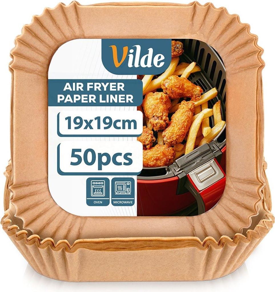 Vilde | Wkład do frytownicy powietrznej - Brązowy - 19x19cm Zdjęcie produktu 